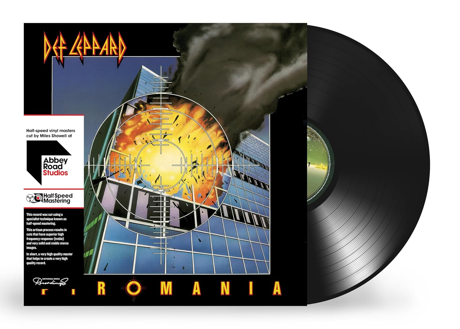 DEF LEPPARD - PYROMANIA. HALF SPEED CUT LP 40th Anniversary